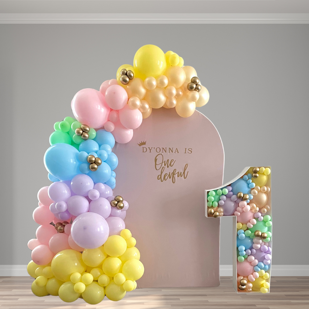 Pastel Balloon Wall Set