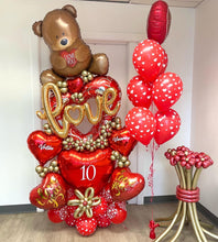 Load image into Gallery viewer, “I Love You Beary Much” Balloon Bouquet