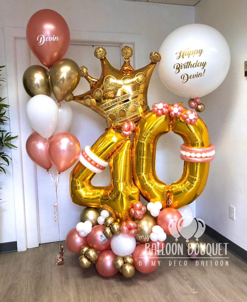 Queen of Hearts Birthday Bouquet – My Balloon Bouquet