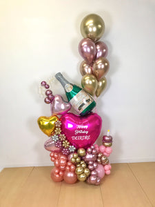 "Sweet Heart" Birthday Balloon Bouquet