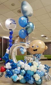 "Welcome Baby" Balloon Bouquet