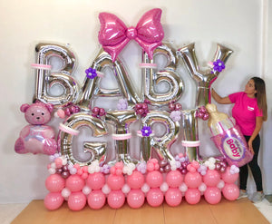"Premium Baby Girl" Balloon Bouquet