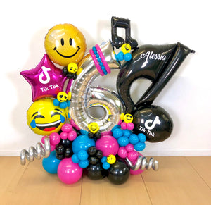 "TikTok & Emojies" Balloon Bouquet
