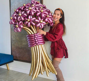 Premiun Flower Balloon Bouquet