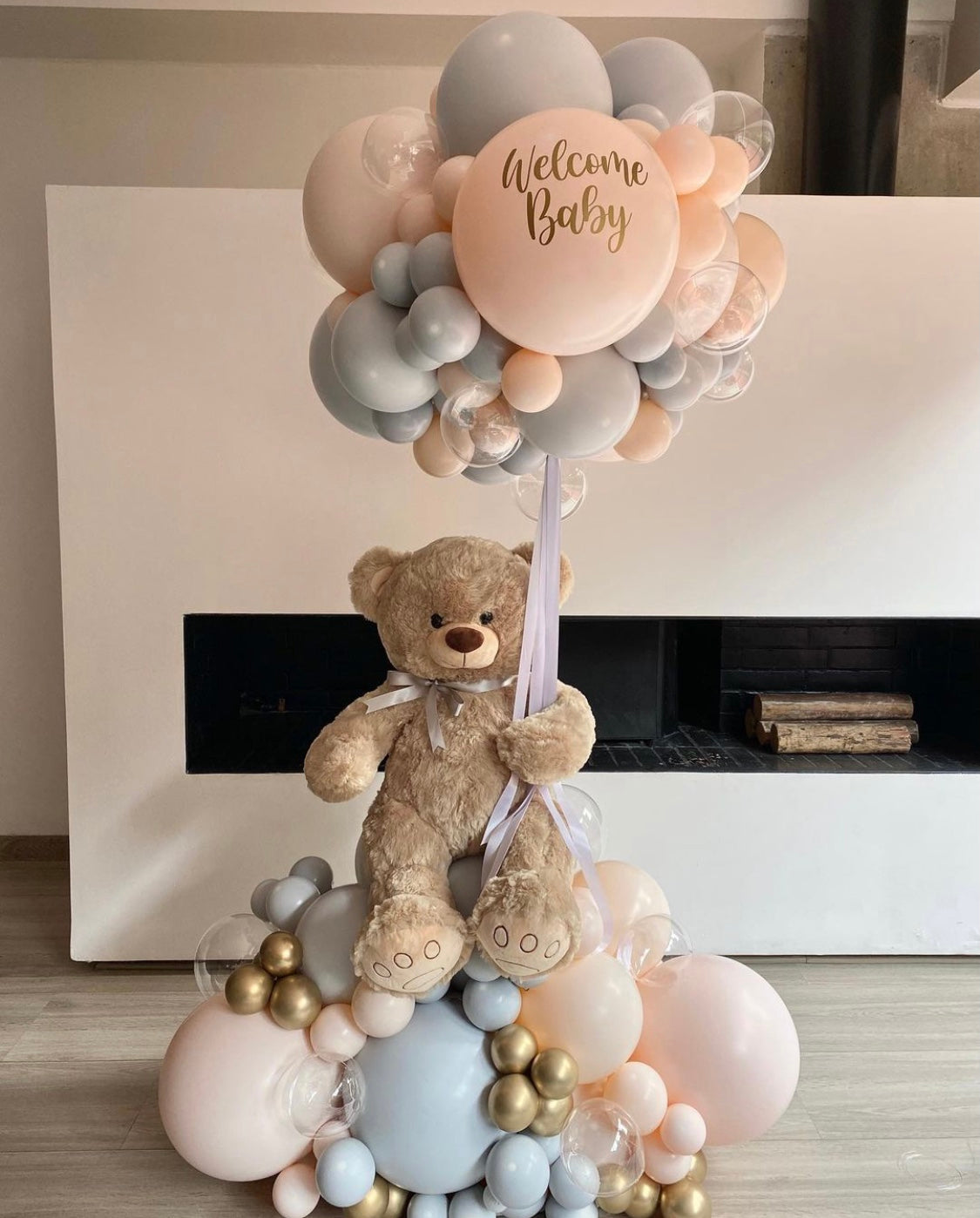Teddys Bouquet - Arranjo com Bubbles e Balões de Látex - Teddy's