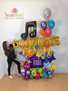 "Congrats Superstar" Balloon Bouquet