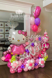 Hello Kitty Birthday Balloon Bouquet