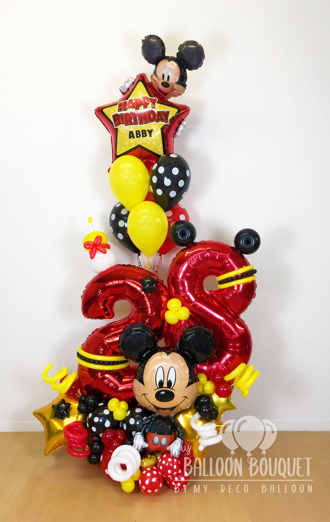 Fournitures de fête d'anniversaire mickey mouse et décorations de bouquet  ballon mickey roadster EX3UG - Cdiscount Maison