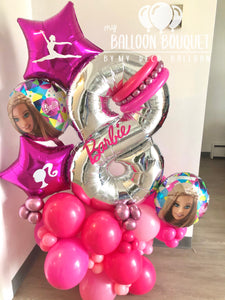 "Hello Barbie" Balloon Bouquet