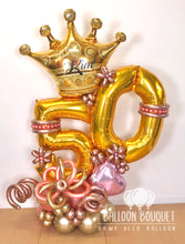 Load image into Gallery viewer, &quot;Royal Birthday&quot; Balloon Bouquet